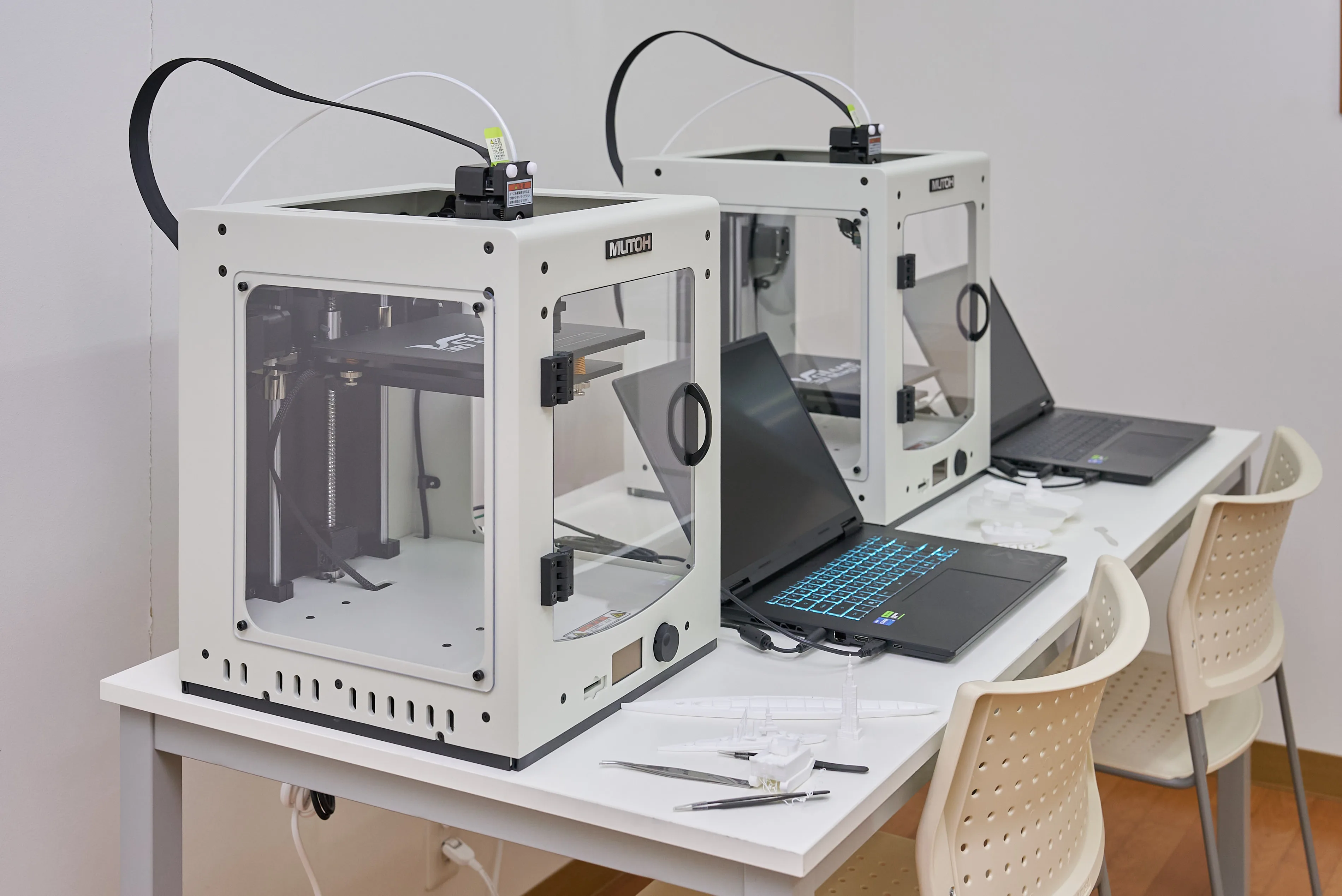 3Dプリンターと制作した立体作品