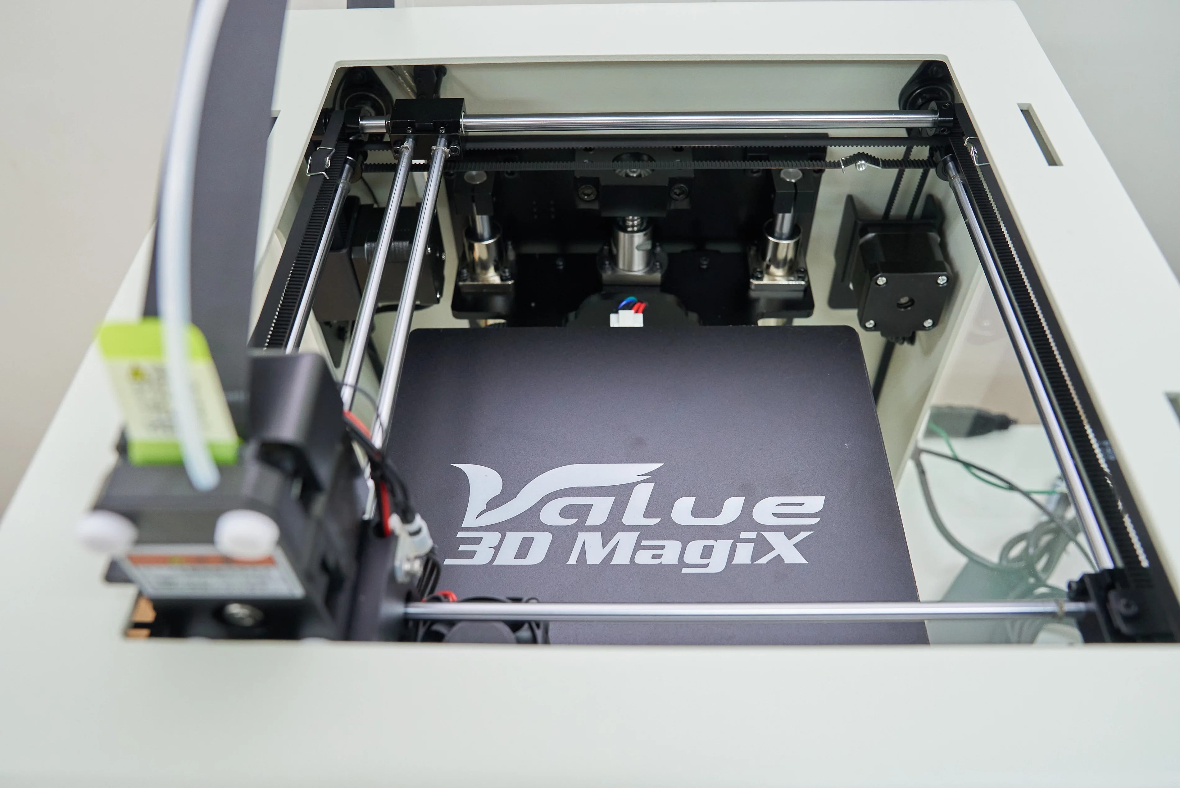 3Dプリンター内部の造形スペース